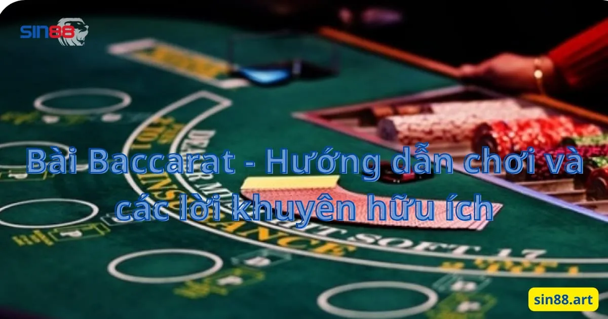 Bài Baccarat - Hướng dẫn chơi và các lời khuyên hữu ích 1 Bài Baccarat - Hướng dẫn chơi và các lời khuyên hữu ích